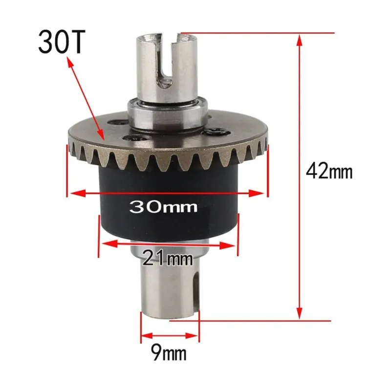 ABXE-For SCY 1/16 RC Car Upgrade Kit- Differential Gear Parts(Models 16101PRO, 16102PRO, 16103PRO, 16201PRO, 16106PRO) Accessori