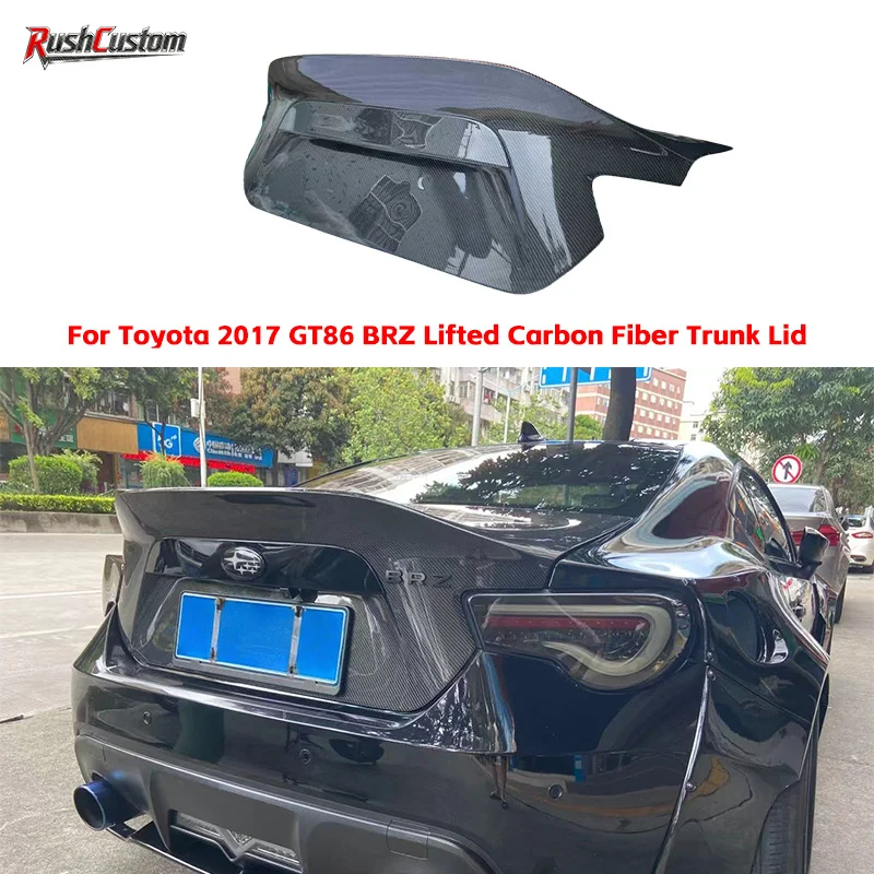 

For Toyota 2017 GT86 BRZ Lifted Carbon Fiber Trunk Lid High-Quality Trunk Cover