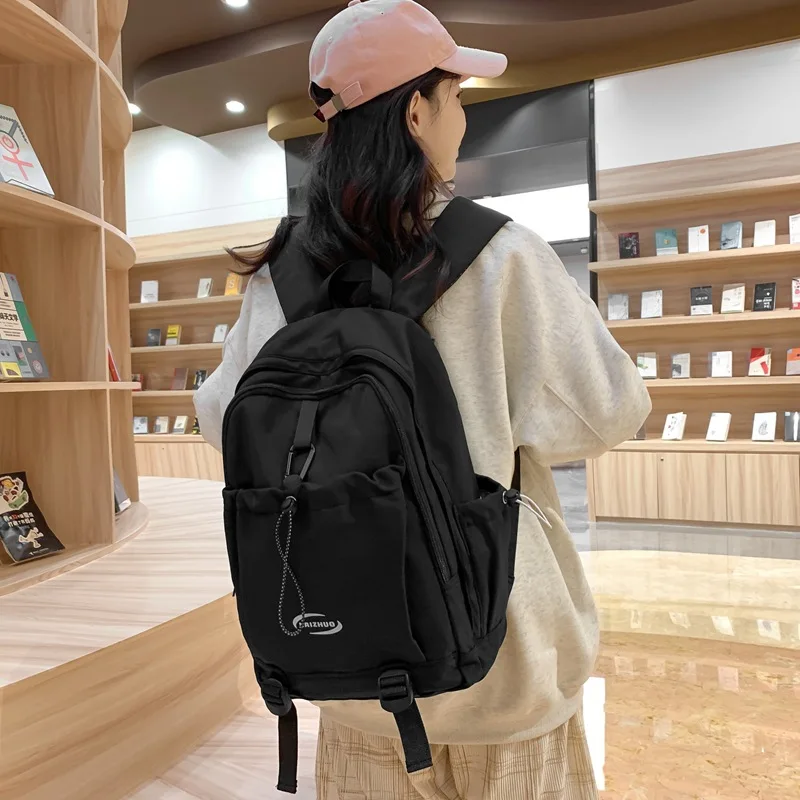 Backpack for girls, large capacity computer backpack, cute girl, high school student, casual and simple backpack