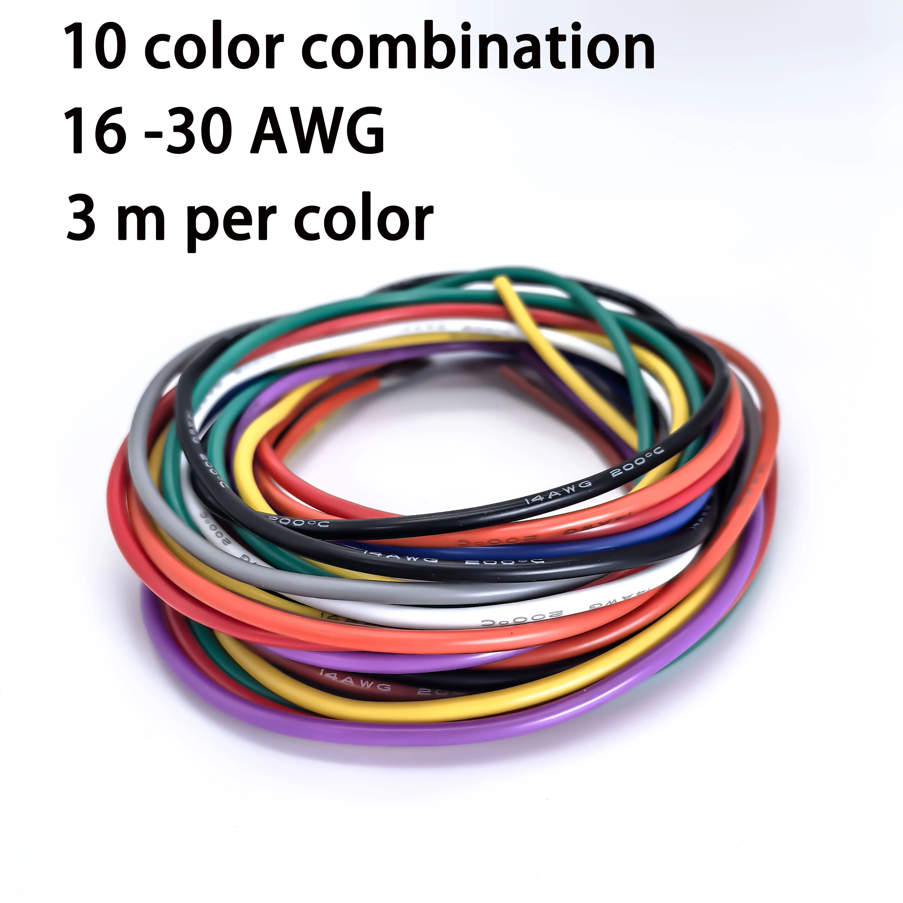 10 Colors 10 Feet O…