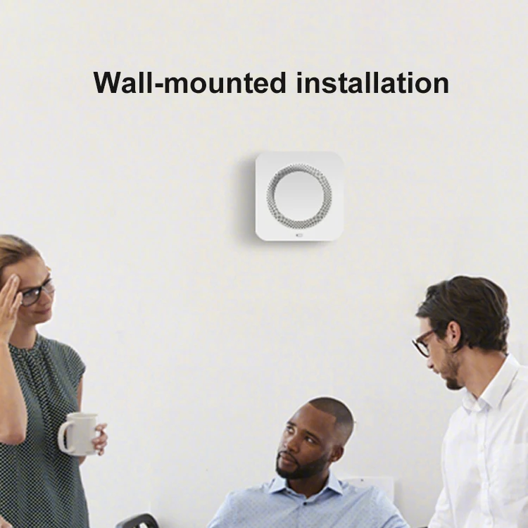 Wifi 7 in 1 Multifunctional CO2 Meter Ammonia  Detector PM2.5 Sensor Air Quality  NH3  Detector with Modbus-RTU