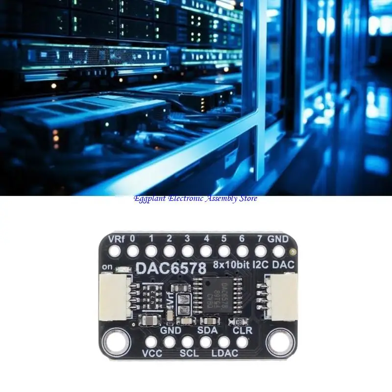 E28D DAC6578 10bit High Accuracy Digital To Analog Adapter Module Equipment Adapter