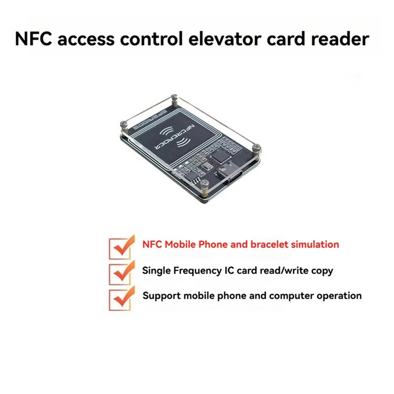FULL-RFID 13.56Mhz PCR532 CUID IC Card Reader Wirter NFC RFID modul nirkabel dengan antarmuka tipe-c