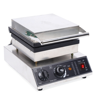 Waffle Maker Non-stick Electric Grill 1500 W Commercial Waffle Maker Made of Stainless Steel 2 Grid Shape