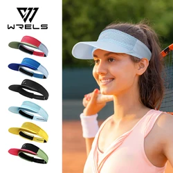WRELS 1pc New Patchwork Color Anti-ultraviolet Hollow Cap Super Sweat-absorbing Sun Hat Fashionable Versatile Shade Sun Hat