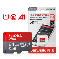 SanDisk 100% Original Memory Card 128GB 64GB 32GB A1 Micro SD Card Class 10 UHS-1 TF Flash Card for Samrtphone/PC