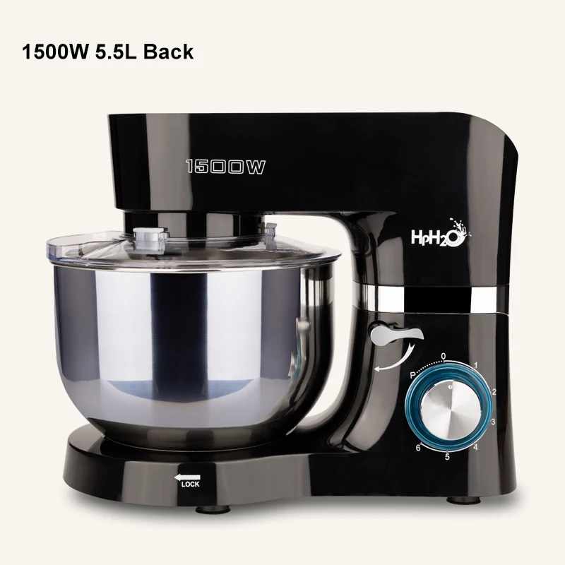 Commercial 1500W multifunctional Dough Mixer Household Electric Food Mixer 5.5L Egg Cream Salad Beater cake mixer