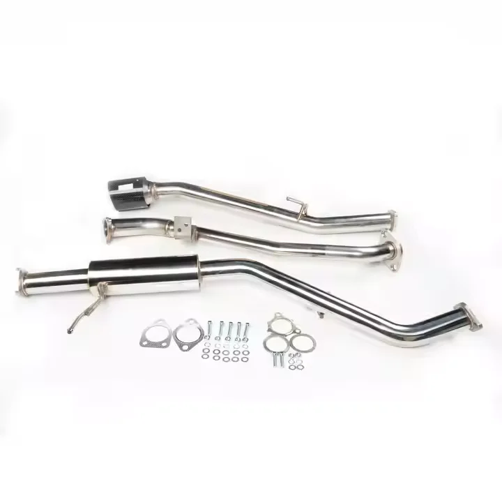 For 2015-2022 Mitsubishi Triton L200 MR Stainless Steel for Cat Back Muffler Exhaust System Performance Exhaust Pipes