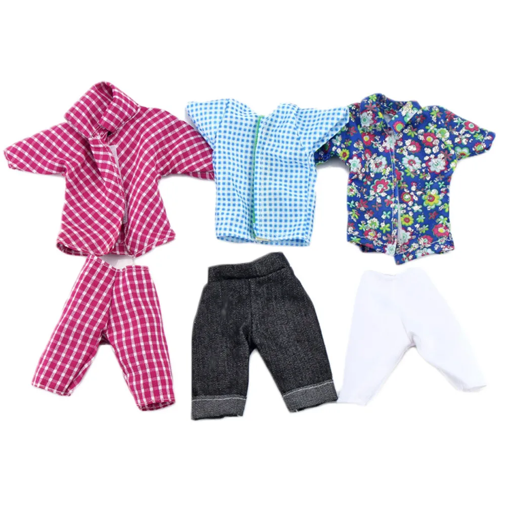 Vêtements décontractés pour Barbie, vêtements à la mode, t-shirt en Y, veste, pantalon, tenues, accessoires pour garçon, ami Ken poupées grill, jouets, 5 ensembles