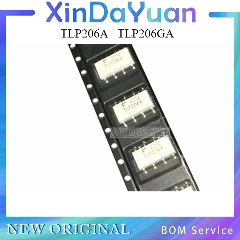 5 pcs TLP206 TLP206A   TLP206GA SOP-8  Optocoupler Relay