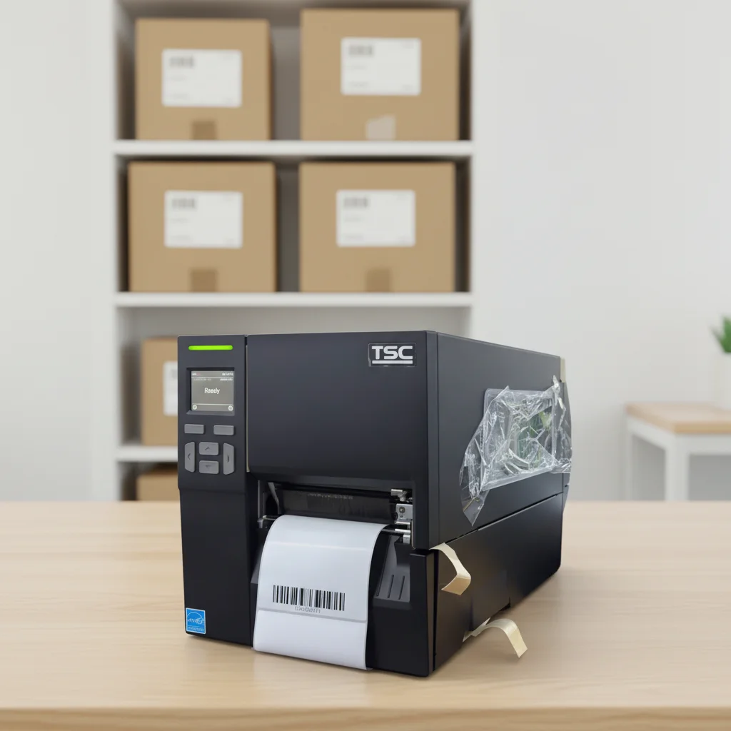 Warehousing and Logistics Thermal Transfer Printer (with Ribbon) TSC MF3410  Barcode Printer