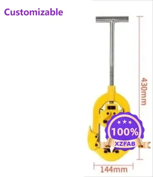 Factory Direct 2026 Rotary Tube Cutter Manual Cold Cut Pipe Cutting Tool Explosion Proof 4 Wheel Blade For Gas Oil Petroleum Ste