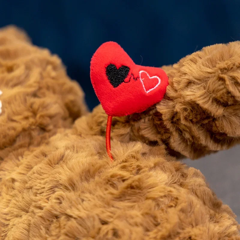 35/50 cm Heißer Verkauf Valentinstag Braunbär Tier Plüschtiere für Mädchen Bär Beschwichtigen Puppen Geburtstagsgeschenk Raumdekoration