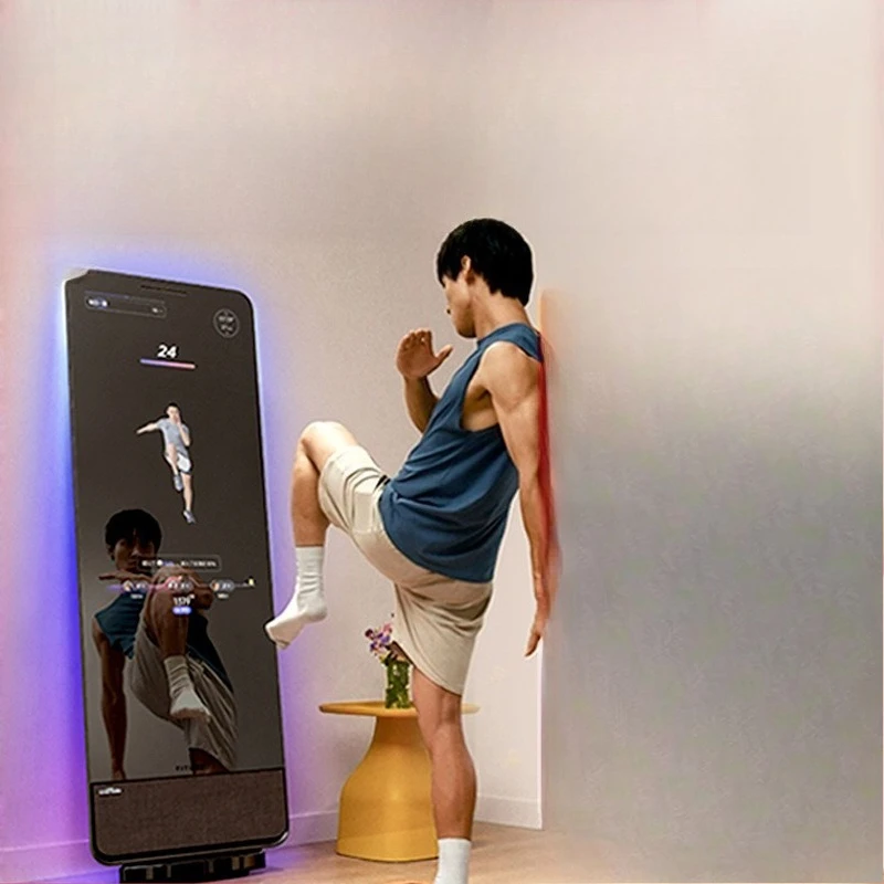 

AI yoga mirror, magic mirror intelligent fitness magic mirrors 3PLUS dancing and singing K screen projection weight loss mirrors