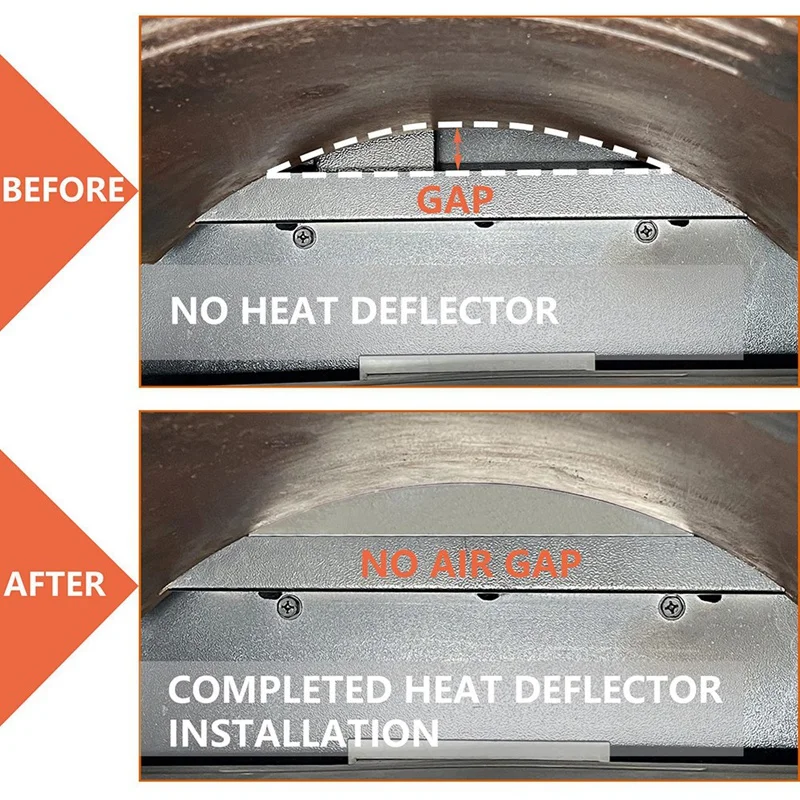 Heat Deflectors For Pit Boss - Heat Deflector Module For Pit Boss - Improved Heat Distribution For Uniform Heat Easy Install