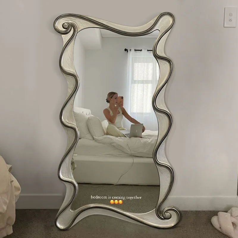 

Apartment Long Decorative Mirrors Aesthetic Big Princess Design Mirrors Full Body Living Room Specchi Decorativi Home Decor Item