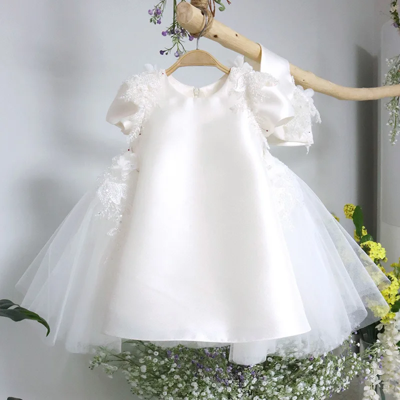 Toddler Kids Girls Butterfly Dress Sparkle Sequins Tulle Wedding Formal Birthday Dresses 2-10T