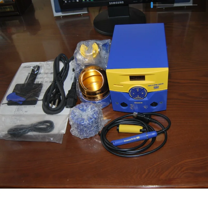 

(100% Original Japanese Products) Brand-new HAKKO White Multi-purpose Double-socket Welding Table FM-203 100V