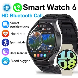 KESHUYOU 2025 Jam Tangan Baru 6 Jam Tangan Pintar Panggilan Bluetooth Jam Alarm Pemantauan Kesehatan Jam Tangan Olahraga Mode 8 jam tangan pintar penjualan terbaik zloty - №