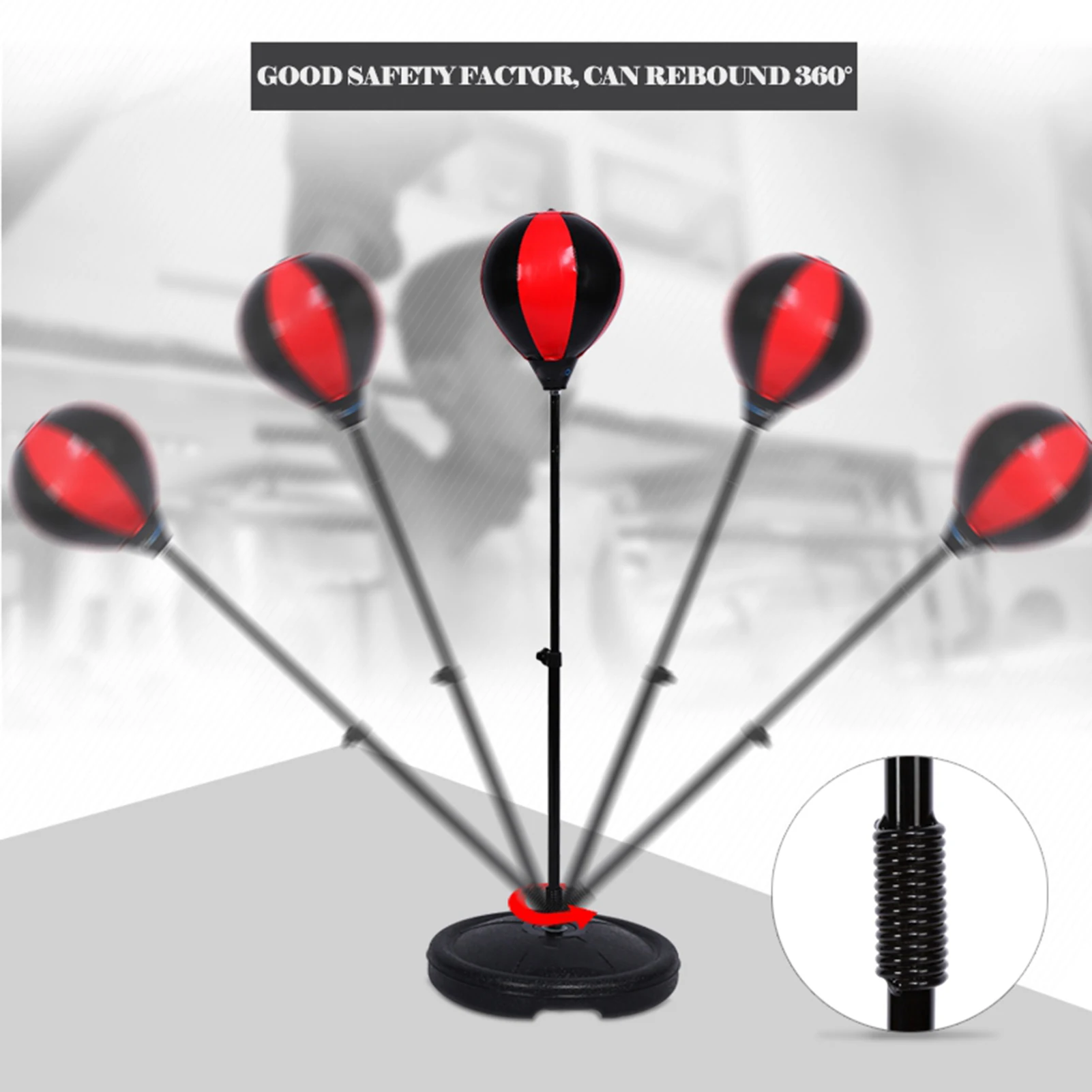 ارتفاع قابل للتعديل للأطفال اللكم الكرة حقيبة سرعة الملاكمة الرياضية مجموعة لعبة القتال مع قفازات الأطفال الملاكمة مجموعة