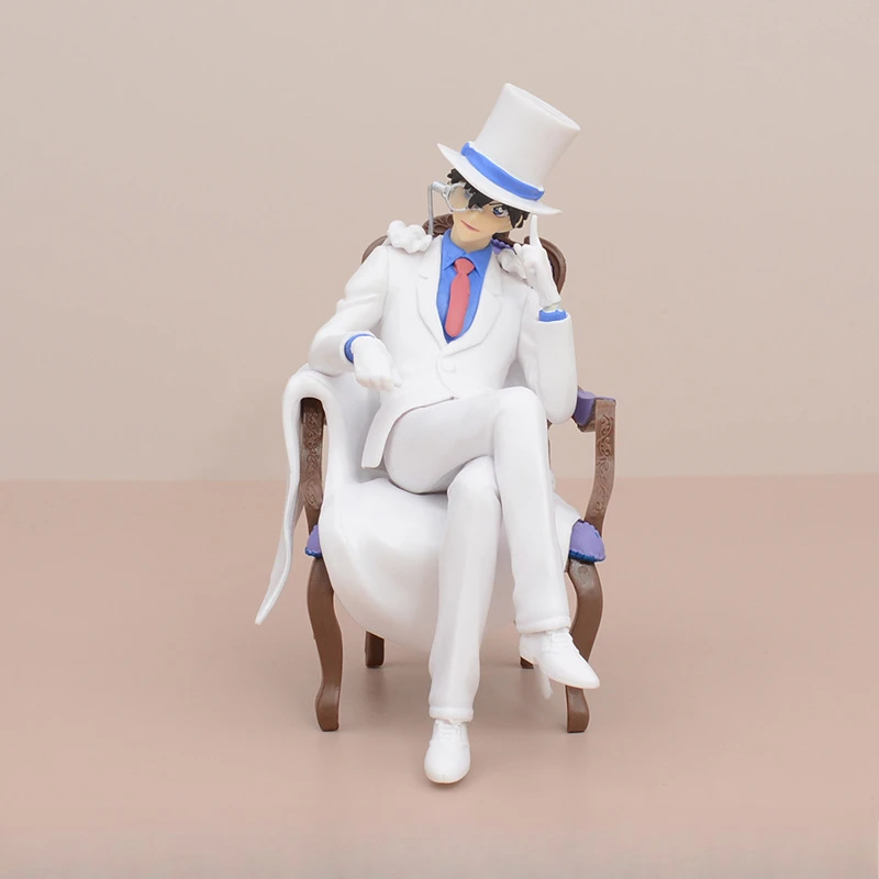 Figura de Anime de Detective Conan de 12-15cm, modelo Conan Haibara Ai Kuroba Kaito Gk, estatua, decoración de escritorio, colección, juguete ornamental