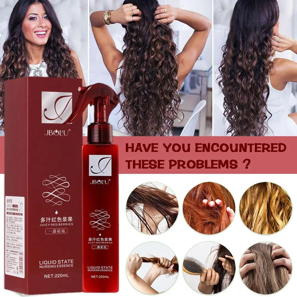 1pcs Hair Smoothing Leave-in Conditioner Smooth Treatment Essence Perfume Elastic Hair Leave-in Hair Conditioner Care 200ml