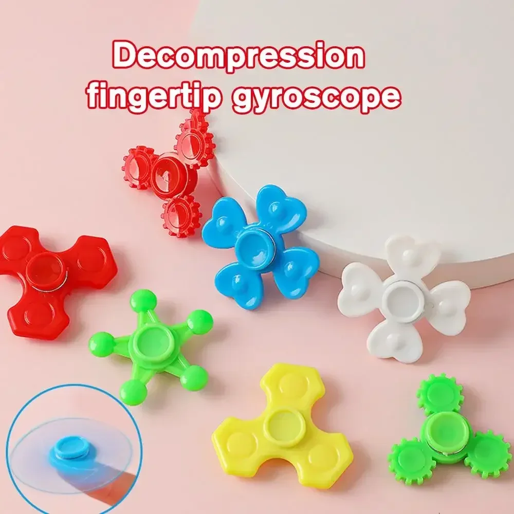 1pc Mini Fidget Spinner Spinning Toys 4cm Children's Manual Rotating Gyroscope Decompression Toys Fun Fingertip Game Gifts