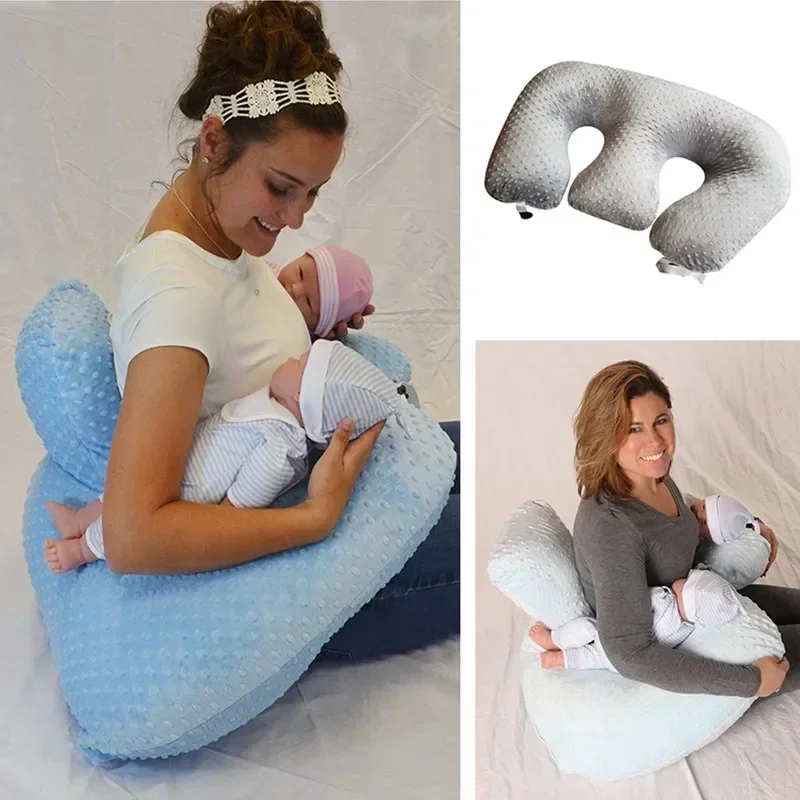 Babykissen, multifunktionales Stillkissen zum Stillen, zwei Anti-Spucken, Füttern, Taillenkissen,