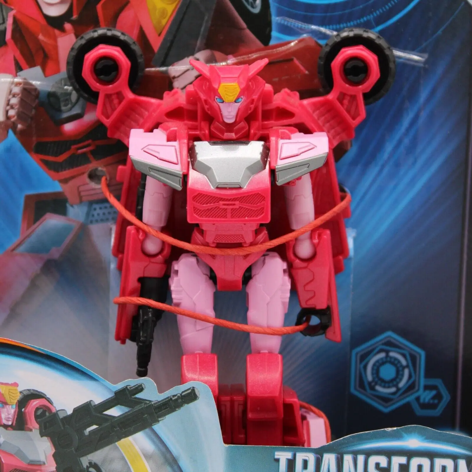 Hasbro Transformers EarthSpark Warrior Class Elita-1 Regalo giocattolo con action figure da 5 pollici