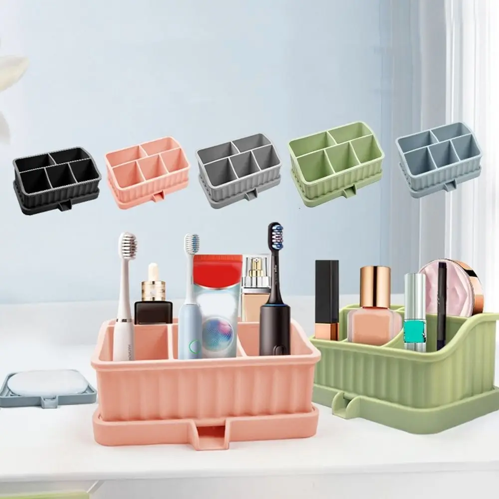 

Съемный силиконовый ящик для хранения зубных щеток, противоскользящий, легко чистящийся держатель для зубных щеток, органайзер для слива зубной щетки, зубной пасты