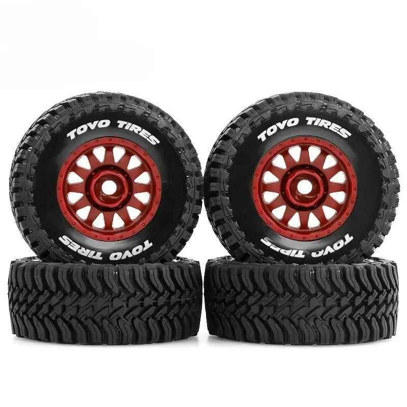 

FOR 1/14 1/16 Racing Truck Tires Rubber Tyres 12mm Hex for RC Car ARRMA MOJAVE HPI HSP Tamiya MJX 14211 HBX 3100a Q130c SCYWltoy