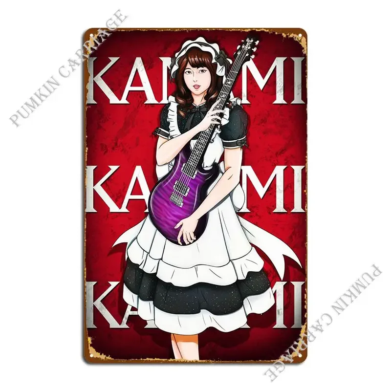 

Band Maid Kanami Metal Plaque Poster PaintingDecoration Pub Bar Tin Sign Poster