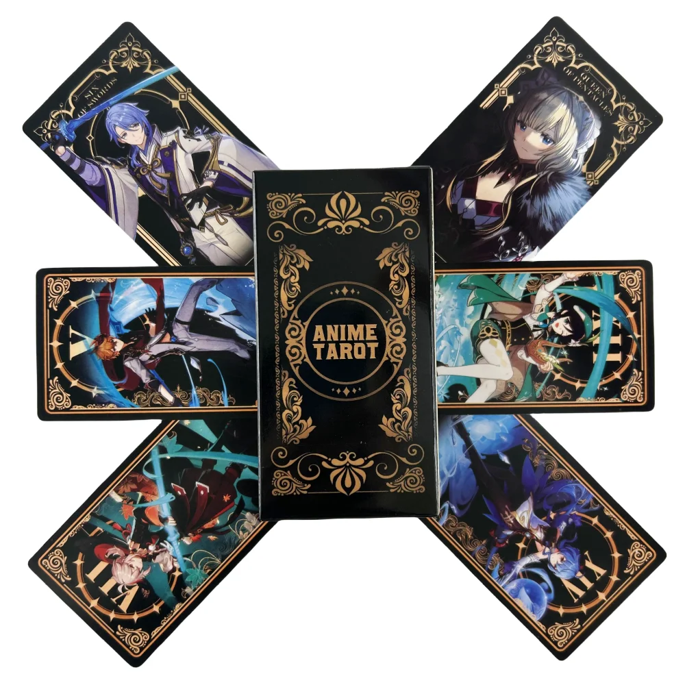 Anime Tarot Cards A 78 Deck Oracle English Visions Divination Edition Borad Playing Games