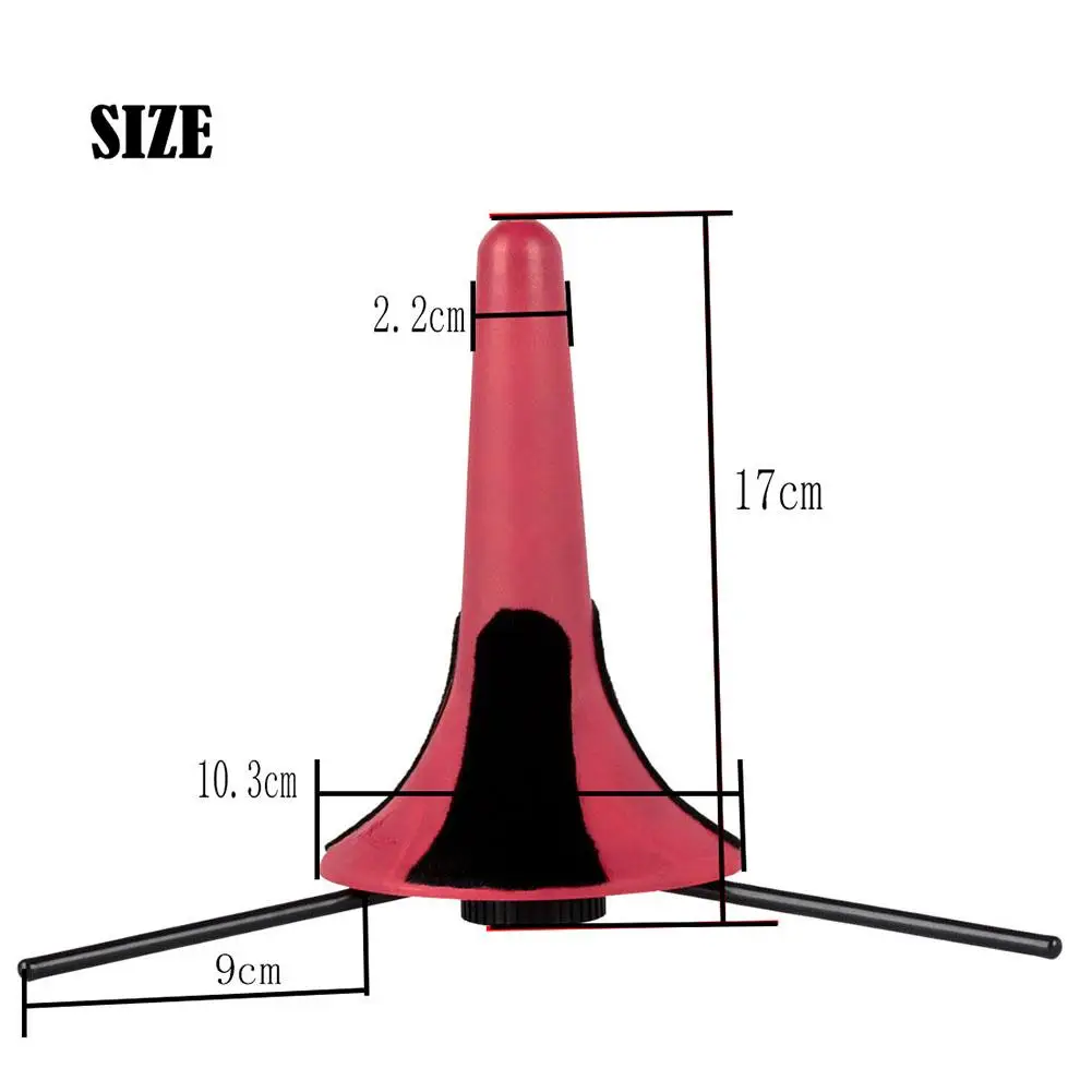 YOUZI dudukan Tripod terompet portabel, dudukan Tripod dengan kaki logam dapat dilepas & dapat dilipat