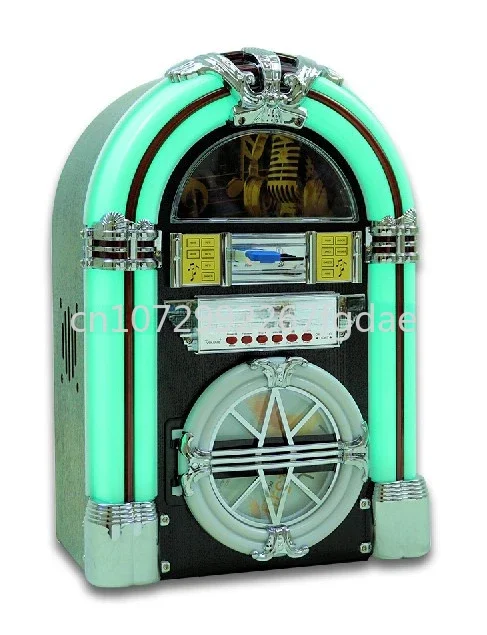 Portable Retro Table-top Digital CD Player USB Playback Jukebox