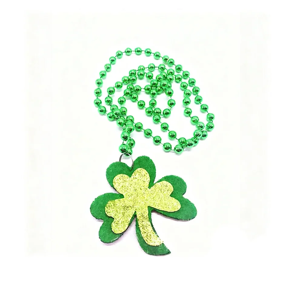 St. Patrick's Day Jewelry Set Irish Holiday Jewelry Headbuckle Glasses Earrings Necklace Irish Clothing UNISEX STYLE