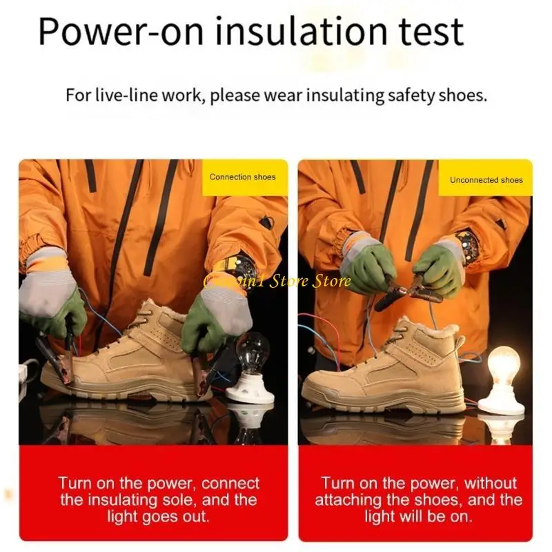 A3PC Electrical Hazard Rate Work Slip Resistant Outsole Shock Absorbing