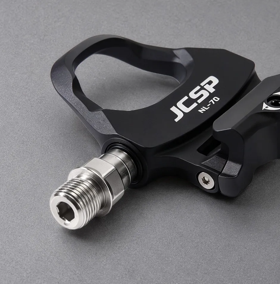 Nylon Bicycle Locking Pedals Road Bike Pedal  Cycling Bearing Cleats Clipless Pedal For SPD SL System With Locking Plate