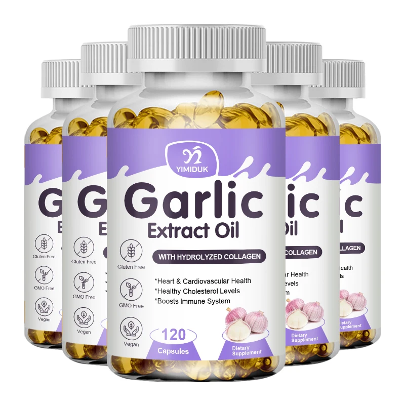 

Капсулы с чесночным маслом без запаха, антиоксиданты, добавка для всего здоровья сердца, холестерина и поддержки иммунитета