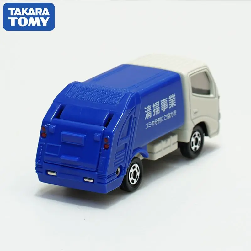 TOMY Tomica Diecast Alloy Garbage Truck Toy Model 45 Toyota Cleaner Car 741374 for Boys