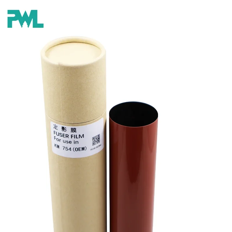 1PCS KM 754 Fuser Film Sleeve For Kyocera KM754 KM 754 fuser fixing film Copier Spare Parts