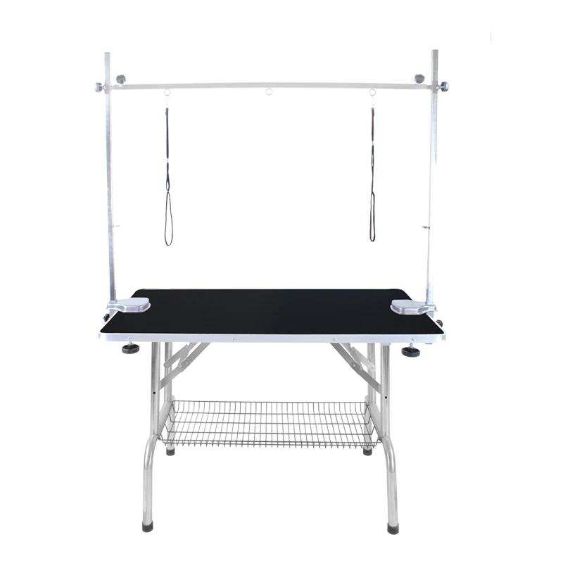 Large stainless steel folding beauty table gantry boom double hanging rope N-301A