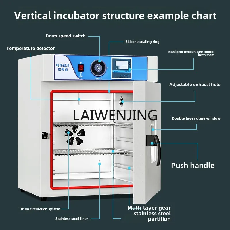 MJY elektrische thermostatische incubator laboratorium microbiële celzaadkiemdoos