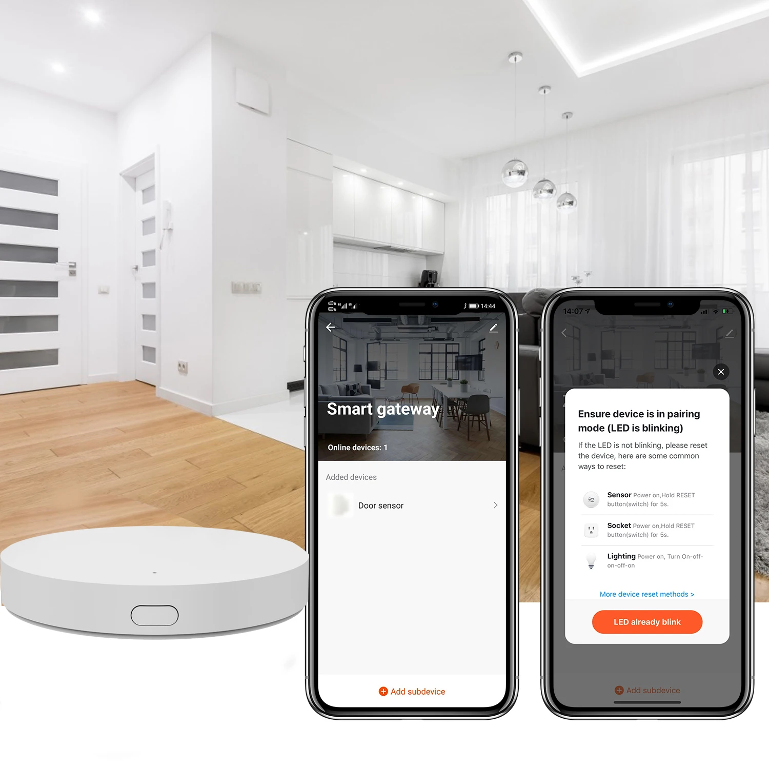 Tuya Smart Hub de enlace hogar inteligente inalámbrico multimodelo puente Bluetooth ZigBee3.0 a WiFi Control remoto por voz para Alexa Google