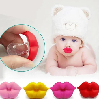 ริมฝีปาก Kiss Pacifier เซ็กซี่แฟชั่นเด็กจุกนม Dummy เด็กวัยหัดเดินทารก Teething ของเล่นทารกแรกเกิดซิลิโคนเกรดอาหารจุกนมหลอก Chew Teether