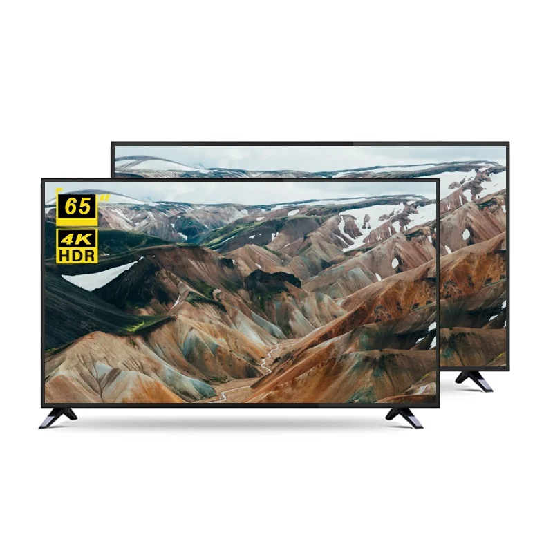 

High end customized TV STLF ZJWOEM Smart Display 65 Inch TV Narrow Screen 4k 2k LED Flat Screen Android Smart Television