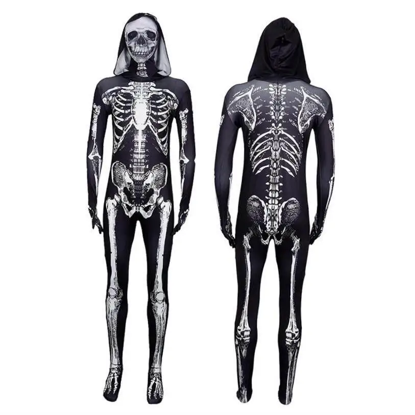 

Halloween Skeleton Costume Women's Traditional Ethnic Stage Performance Clothing Spring Autumn Fashion Trendy