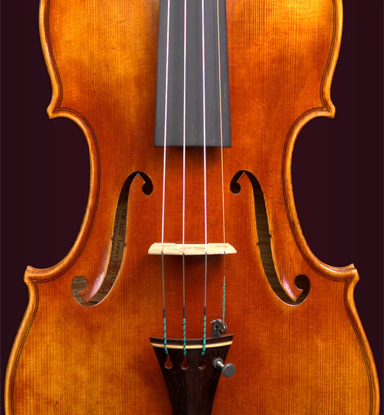 Professional Guarneri violin 4/4 100% Handmade red vintage oily varnish violin set with violino bow case