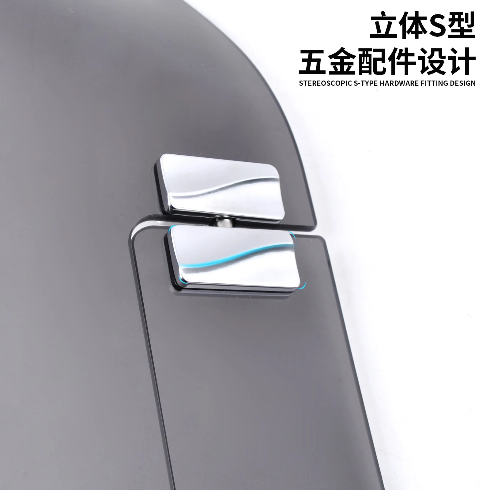 Panical Rauchgrauer Verstellbarer Windschutz Seitenflügel Windabweiser für Honda Gold Wing GL1800 GL1800B F6B 2018-2026 PMMA – Detail 16