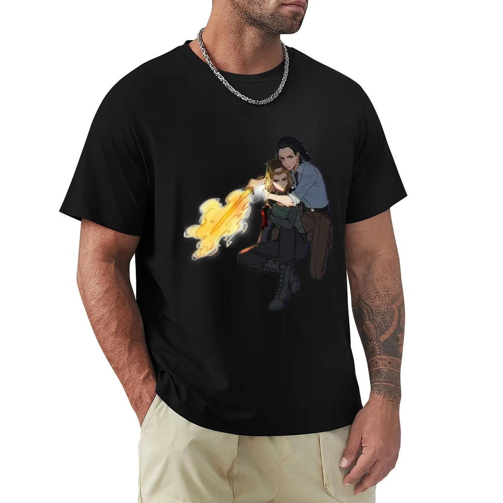 Don't Touch Her M ByTe T-Shirt man t shirts for men T-Shirt